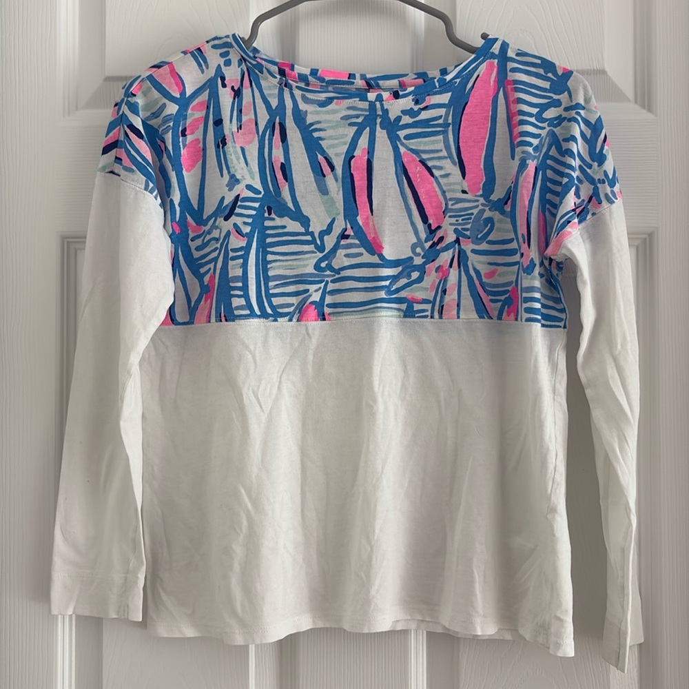 Lilly Pulitzer Girls mini Finn top size XL